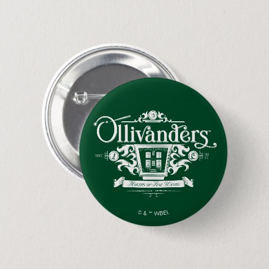 OLIVANDERS™ Makers of Wands素晴らし 缶バッジ (正面&裏面)