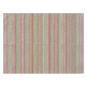 Olive and brown geometric ethnic ornament テーブルクロス (正面(横))