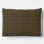 Olive Blue Plaid Tartan Pattern アクセサリーポーチ (正面)