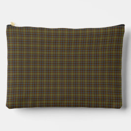 Olive Blue Plaid Tartan Pattern アクセサリーポーチ