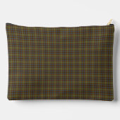 Olive Blue Plaid Tartan Pattern アクセサリーポーチ (裏面)