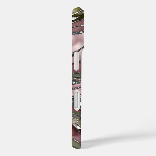 Olive Blush Marble Phone Case Gold Luxury Case-Mate iPhoneケース (裏面 / 右)