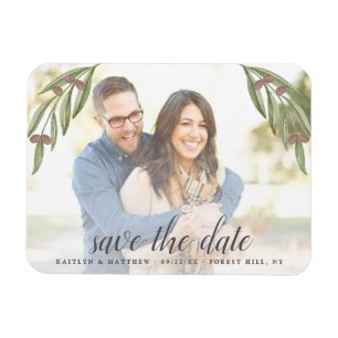Olive Branchの結婚写真の保存日時 マグネット