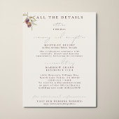 Olive Branchの結婚詳細エンクロージャカード 招待状