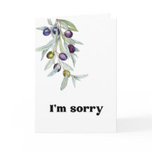 Olive Branch申し訳なく存じます