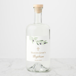 olive branch Baptism  リキュールボトルラベル