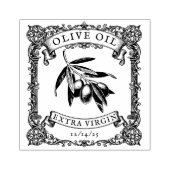 Olive Branch Botanical Gourmet Organic Olive Oil ラバースタンプ (インプリント)