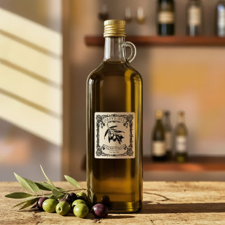 Olive Branch Botanical Gourmet Organic Olive Oil ラバースタンプ