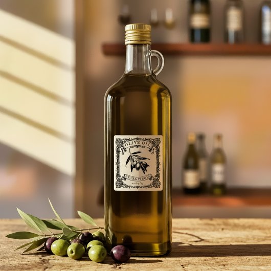 Olive Branch Botanical Gourmet Organic Olive Oil ラバースタンプ