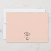 Olive Branch Bouquets Wedding Thank You Cards サンキューカード (裏面)