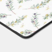 Olive Branch Elegant Greenery デスクマット (コーナー)