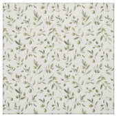 Olive Branch Mediterranean Pattern  ファブリック (見本)