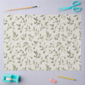Olive Branch Mediterranean Pattern  薄葉紙 (クラフト)