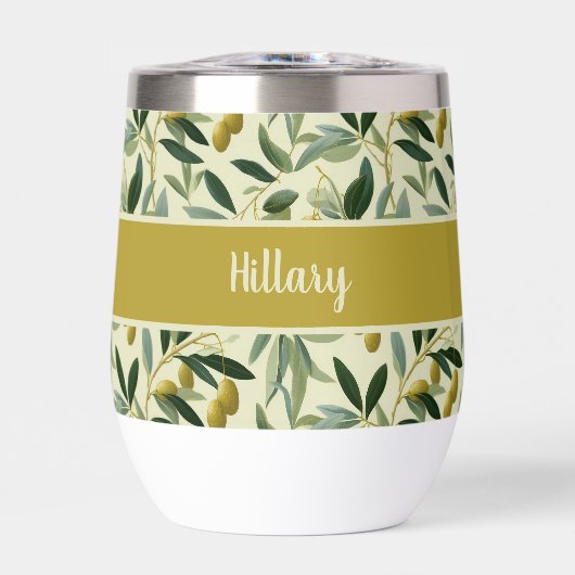 Olive Branch Monogram Name  (正面)