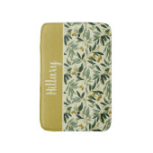 Olive Branch Monogram Name  バスマット (正面縦)