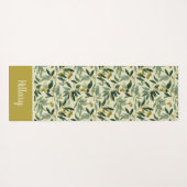 Olive Branch Monogram Name  ヨガマット (裏面(横))