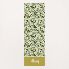 Olive Branch Monogram Name  ヨガマット