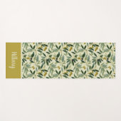 Olive Branch Monogram Name  ヨガマット (正面(横))