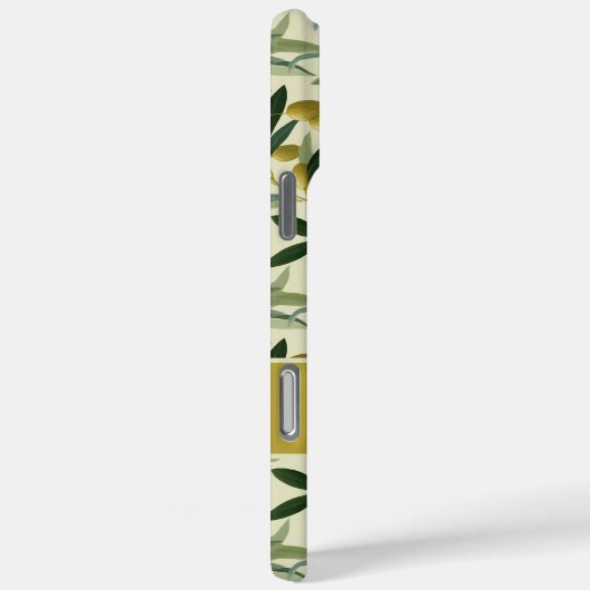 Olive Branch Monogram Name Case-Mate iPhoneケース (裏面 / 右)
