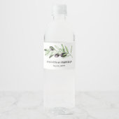 Olive Branch   Water Bottle Label ペットボトルラベル (正面)