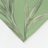 Olive Breeze フリースブランケット (角)