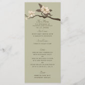 Olive Elegant Vintage Magnolia Wedding メニュー (正面)