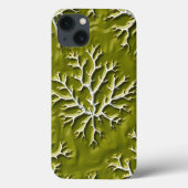 Olive Embossed Branch iPhone Case Style Case-Mate iPhoneケース (裏面)