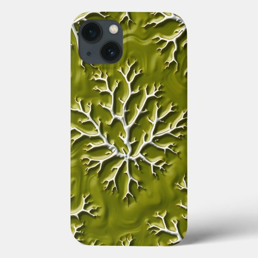 Olive Embossed Branch iPhone Case Style Case-Mate iPhoneケース (裏面)