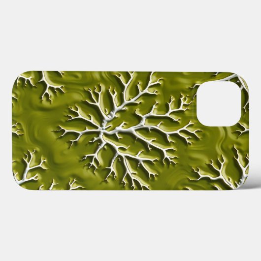 Olive Embossed Branch iPhone Case Style Case-Mate iPhoneケース (裏面 (横))