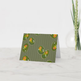 Olive Everywhere - Blank Card for Any Occasion カード