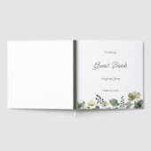 Olive Floral Wedding ゲストブック (全面)