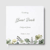 Olive Floral Wedding ゲストブック (正面)