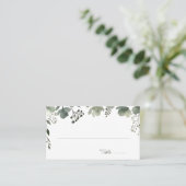 Olive Floral Wedding プレイスカード (スタンド正面)