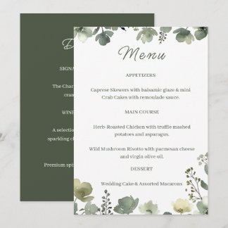 Olive Floral Wedding メニュー