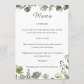 Olive Floral Wedding メニュー (正面)