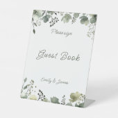 Olive Floral Wedding 台座サイン (正面)