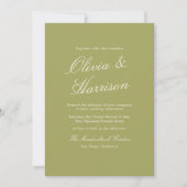 Olive Garden Photo Wedding Invitation 招待状 (正面)