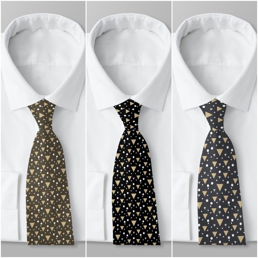 Olive Geometry Luxe Tie ネクタイ