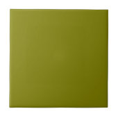 Olive Green #808000 Rich Earthy Modern Accent タイル (正面)