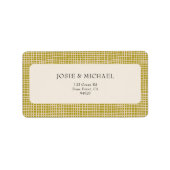 Olive Green Boho  ラベル (正面)