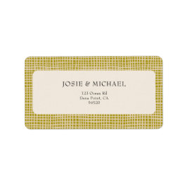 Olive Green Boho  ラベル