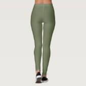Olive Green Boho Leggings レギンス (裏面)