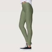 Olive Green Boho Leggings レギンス (左)