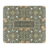 Olive Green Botanical カッティングボード (正面)