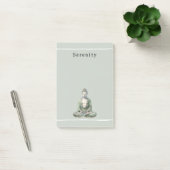 Olive Green Buddha Meditation Personalized ポストイット (オフィス)