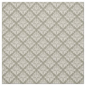 Olive Green Damask ファブリック (見本)