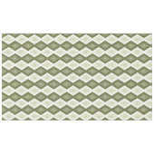 Olive green diamond pattern テーブルクロス (正面(横))