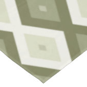 Olive green diamond pattern テーブルクロス (アングル)