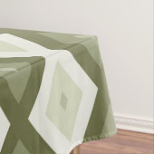 Olive green diamond pattern テーブルクロス (インサイチュ)