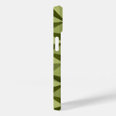 Olive Green iPhone Case Minimalist Modern Texture Case-Mate iPhoneケース (裏面 / 右)